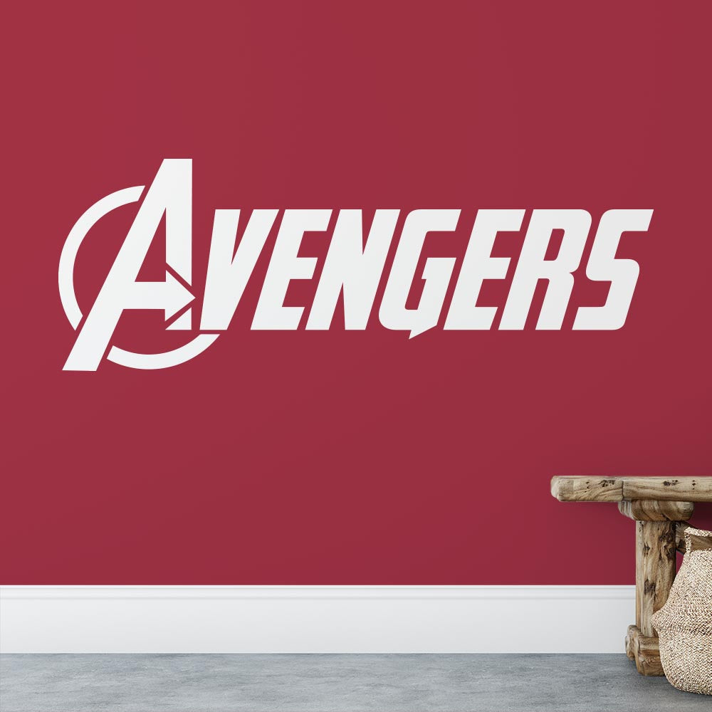 Avengers Text Logo Wall Sticker | Apex Stickers