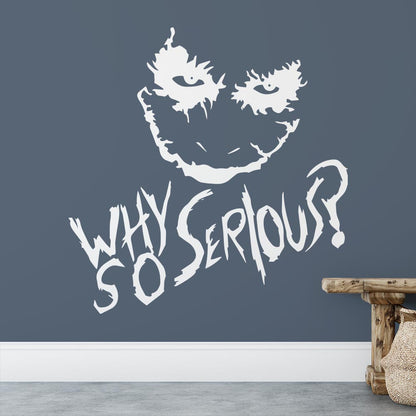 The Joker Why So Serious Wall Sticker | Apex Stickers
