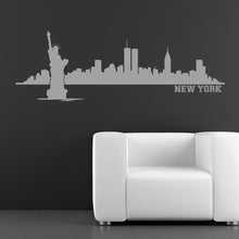Load image into Gallery viewer, New York Skyline with text Wall Art Sticker | Apex Stickers
