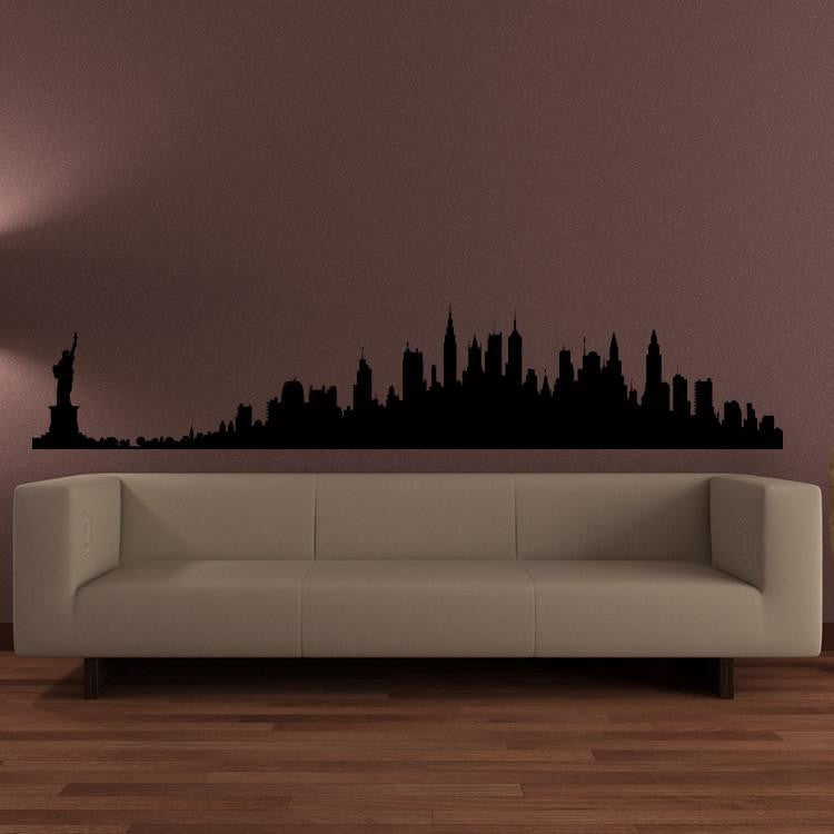 New York Skyline Wall Art Sticker | Apex Stickers