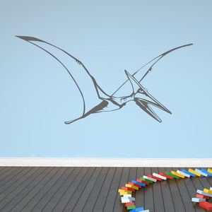 Flying Pterodactyl Wall Art Sticker | Apex Stickers