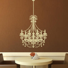 Load image into Gallery viewer, Old Fashioned Chandelier Wall Art Sticker | Apex Stickers

