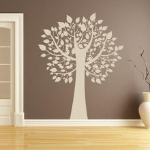Load image into Gallery viewer, Tree with Leaves Wall Art Sticker | Apex Stickers

