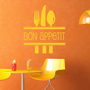 Bon Appetit Wall Art Sticker | Apex Stickers