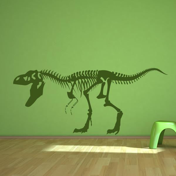 T-Rex Dinosaur Skeleton Wall Sticker | Apex Stickers