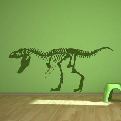 T-Rex Dinosaur Skeleton Wall Sticker | Apex Stickers