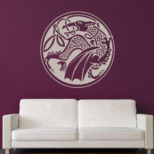 Load image into Gallery viewer, Celtic Dragon Wall Art Sticker | Apex Stickers

