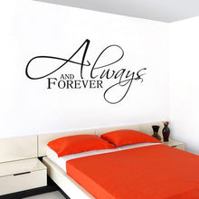 Load image into Gallery viewer, Always and Forever Wall Art Sticker | Apex Stickers
