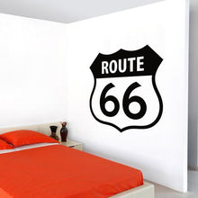 Load image into Gallery viewer, Route 66 Sign Wall Art Sticker | Apex Stickers
