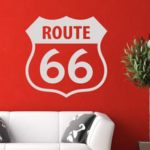 Load image into Gallery viewer, Route 66 Sign Wall Art Sticker | Apex Stickers
