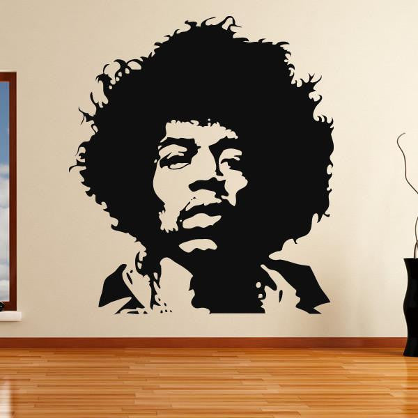 Jimi Hendrix Wall Art Sticker | Apex Stickers