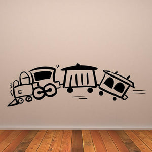 Childs Train Wall Art Sticker | Apex Stickers
