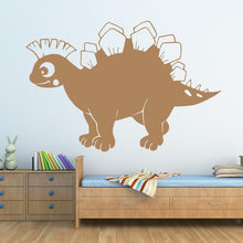 Load image into Gallery viewer, Kids Cartoon Stegosaurus Dinosaur  Wall Art Sticker | Apex Stickers
