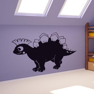 Kids Cartoon Stegosaurus Dinosaur  Wall Art Sticker | Apex Stickers