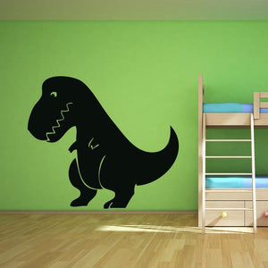 Kids Cartoon T-Rex Dinosaur Wall Art Sticker | Apex Stickers