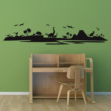 Load image into Gallery viewer, Dinosaur Landscape Wall Art Sticker | Apex Stickers
