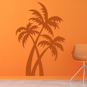Desert Island Palm Trees Wall Art Sticker | Apex Stickers