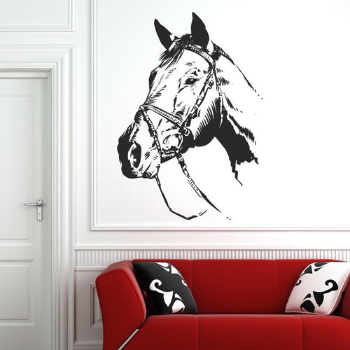 Horse Head Wall Art Sticker | Apex Stickers
