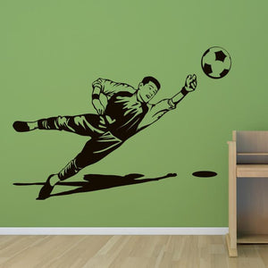 Goalie Save Football Wall Art Sticker | Apex Stickers