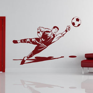 Goalie Save Football Wall Art Sticker | Apex Stickers