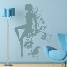 Load image into Gallery viewer, Flower Fairy Girl Wall Art Sticker | Apex Stickers
