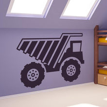 Load image into Gallery viewer, Dump Truck Construction Vehicle Wall Art Sticker | Apex Stickers
