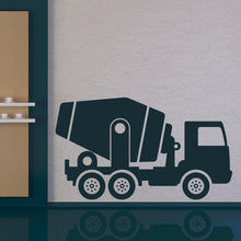 Load image into Gallery viewer, Cement Mixer Truck Wall Art Sticker | Apex Stickers
