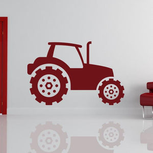Tractor Construction Vehicle Wall Art Sticker | Apex Stickers