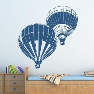 Hot Air Balloons Wall Art Sticker | Apex Stickers