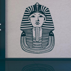 Tutankhamun Pharaoh Burial Mask Wall Art Sticker | Apex Stickers