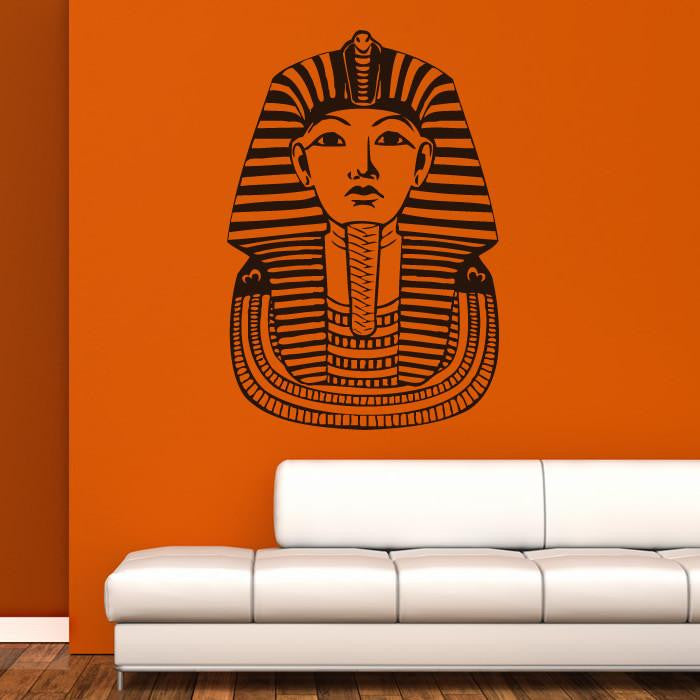 Tutankhamun Pharaoh Burial Mask Wall Art Sticker | Apex Stickers