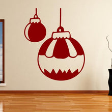 Load image into Gallery viewer, Christmas Baubles Wall Art Sticker | Apex Stickers
