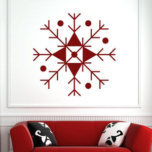 Christmas Snowflake Wall Art Sticker | Apex Stickers