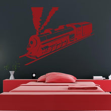 Load image into Gallery viewer, Steam Engine Train Wall Art Sticker | Apex Stickers
