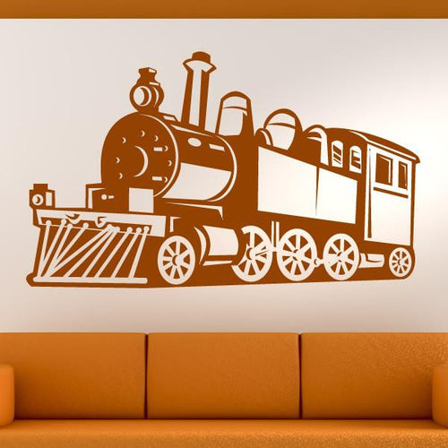 Steam Engine Train Wall Art Sticker | Apex Stickers