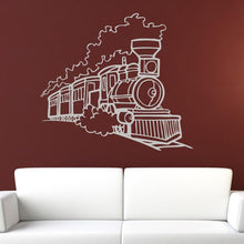 Load image into Gallery viewer, Cartoon Steam Engine Train Wall Sticker | Apex Stickers
