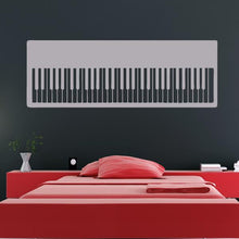 Load image into Gallery viewer, Keyboard Piano Musical Instrument Wall Art Sticker | Apex Stickers
