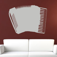 Load image into Gallery viewer, Accordion Musical Instrument Wall Art Sticker | Apex Stickers
