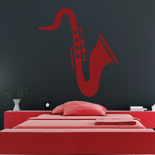 Load image into Gallery viewer, Saxophone Design Musical Instrument Wall Art Sticker | Apex Stickers
