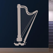Load image into Gallery viewer, Harp Musical String Instrument Wall Art Sticker | Apex Stickers

