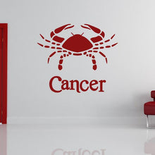 Load image into Gallery viewer, Cancer Zodiac Star Sign Horoscope Wall Art Sticker | Apex Stickers
