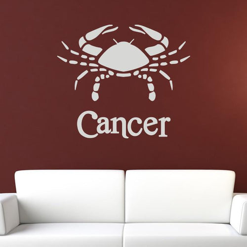 Cancer Zodiac Star Sign Horoscope Wall Art Sticker | Apex Stickers
