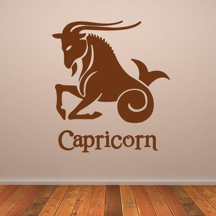 Capricorn Zodiac Star Sign Horoscope Wall Art Sticker | Apex Stickers