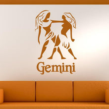 Load image into Gallery viewer, Gemini Zodiac Star Sign Horoscope Wall Art Sticker | Apex Stickers
