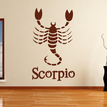 Load image into Gallery viewer, Scorpio Zodiac Star Sign Horoscope Wall Art Sticker | Apex Stickers
