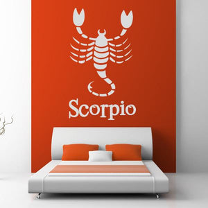 Scorpio Zodiac Star Sign Horoscope Wall Art Sticker | Apex Stickers