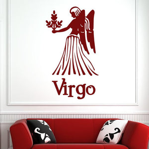 Virgo Zodiac Star Sign Horoscope Wall Art Sticker | Apex Stickers