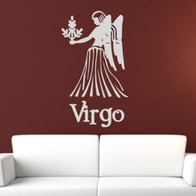 Load image into Gallery viewer, Virgo Zodiac Star Sign Horoscope Wall Art Sticker | Apex Stickers
