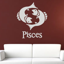 Load image into Gallery viewer, Pisces Zodiac Star Sign Horoscope Wall Art Sticker | Apex Stickers
