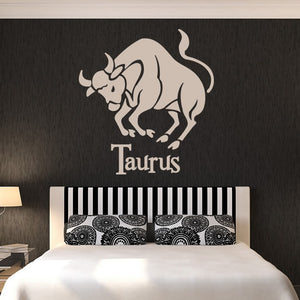 Taurus Zodiac Star Sign Horoscope Wall Art Sticker | Apex Stickers